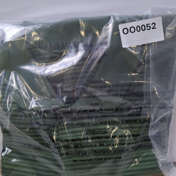 IZOD Pro Series XFG Cool FX Polo Shirt Green Black Striped Golf Mens Large - Picture 12 of 12